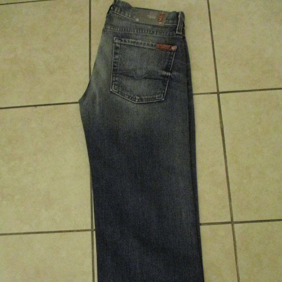 7 FOR ALL MANKIND ~ DOJO JEANS ~ CROPPED 27 - Picture 10 of 14